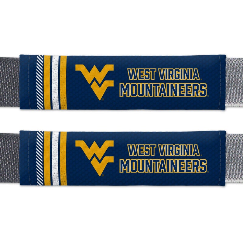 فريمونت داي NCAA West Virginia Mountaineers Rally حزام الأمان، مقاس عالمي، مقاس عالمي، ألوان الفريق